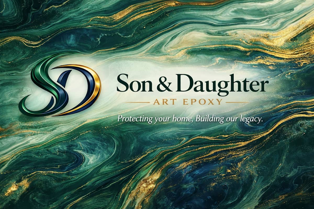 Son and Daughter Art Epoxy photo 3